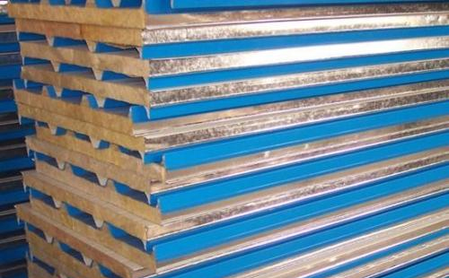 尖扎彩钢岩棉夹芯板 尖扎彩钢岩棉夹芯板